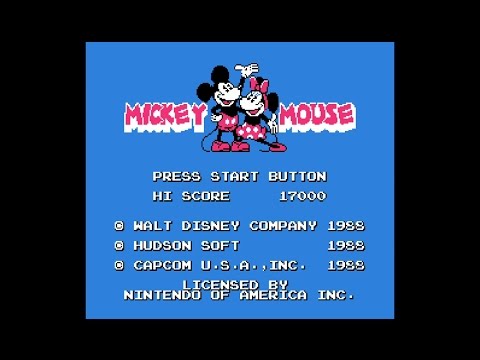 Mickey Mousecapade - NES Game Complete All Walkthrough