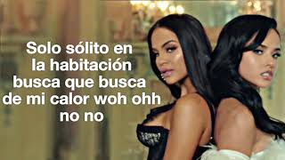Becky G, Natti Natasha - SIN PIJAMA (Letra/Lyric)