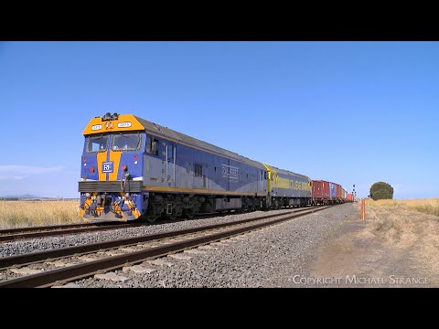 9173 QUBE Ultima Broad Gauge Container Train (23/1/2023) - PoathTV Australian Railways