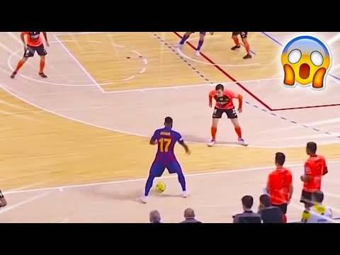QUANDO OS DRIBLES NO FUTSAL PASSAM DO LIMITE 😱