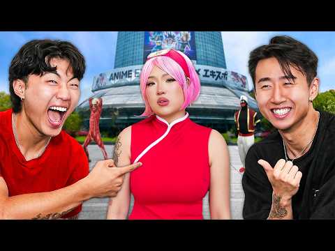 Forcing an Anime Hater to Cosplay at Anime Expo!