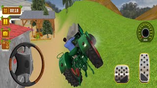 Fast Amazing Driving || Tractor And Trolley simulator gameplay #tractor #game #games