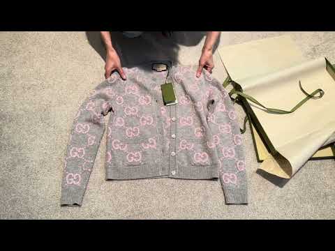 Gucci Wool Cardigan with GG monogram unboxing