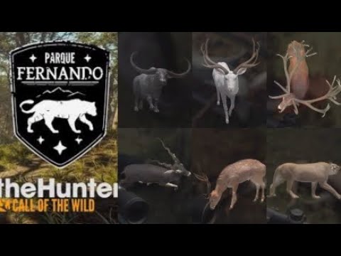 ALL Animals Diamond On Parque Fernando💎 | Thehunter call of the wild