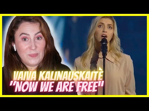 Vaiva Kalinauskaitė "Now we are free" (Gladiator movie) | Reaction Video