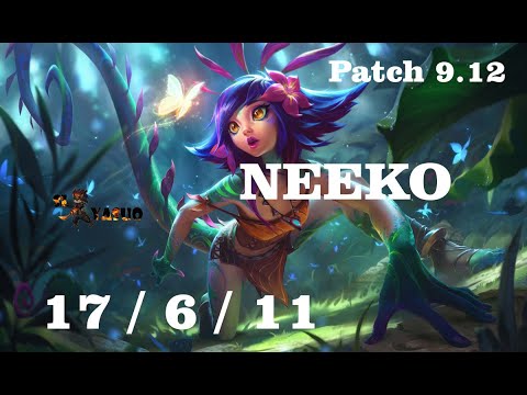 League of Legends | NEEKO vs MORDEKAISER Mid Game Play - Patch 9.12 Ranked