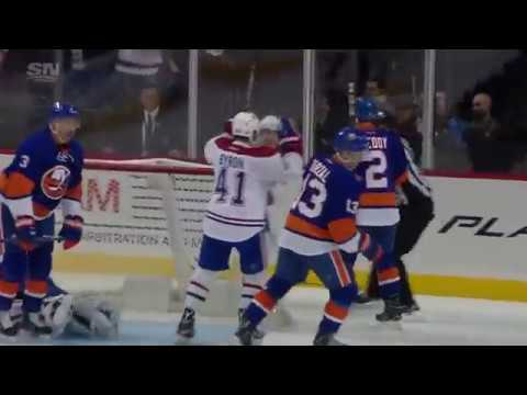 Paul Byron 1-0 Goal - Canadiens @ Islanders - 10.26.2016 - HD