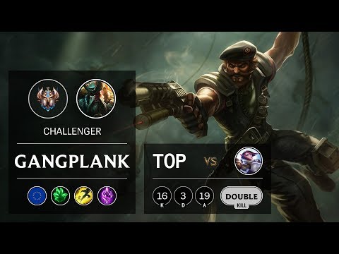 Gangplank Top vs Fiora - EUW Challenger Patch 9.24