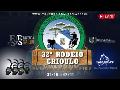 🏆32º RODEIO CRIOULO CTG NORDESTE URUPEMENSE - URUPEMA / SC 🏆 #081