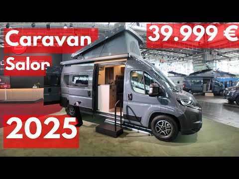 The 39,999 € motorhome 2026 Bürstner Papillon with mega floor plan Caravan Salon Düsseldorf 2025