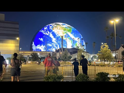 NEW! World's Largest LED Sphere Lights Up for 1st Time! STUNNING $2.3 Billion Sphere in Vegas