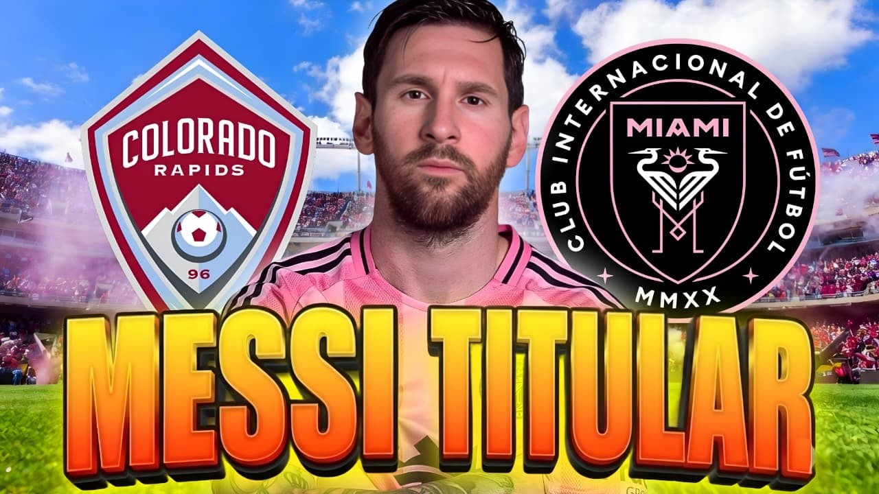 INTER MIAMI vs COLORADO en vivo 🚨 MESSI es TITULAR en la jornada 7 de la MLS  ✅