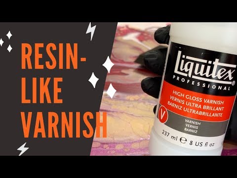 GLASS-LIKE VARNISH TECHNIQUE ~ HOW TO get RESIN LOOK without RESIN | Tips & Tricks