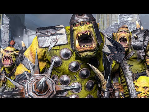 Greenskins VS Dwarfs - Total War: Warhammer 3 Cinematic Battle
