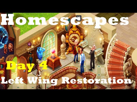 Homescapes Movie New Area Day 4 Story HD | Left Wing Restoration New Relative - Rachel Barrow | Ios