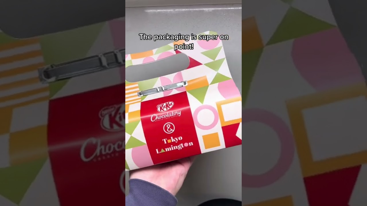 Cool collaboration of Tokyo Lamington x KitKat! #shorts