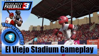 Super Mega Baseball 3 El Viejo Stadium Day Time Gameplay Sirloins vs Moonstars PS4 Pro