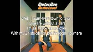 Status Quo The Wanderer (lyrics)