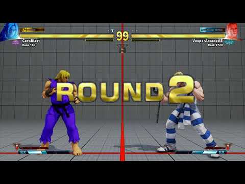 SFV~ Ken (CeroBlast) vs. Cody (VesperArcadeAE) HD 2