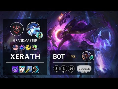 Xerath Bot vs Draven - NA Grandmaster Patch 10.7
