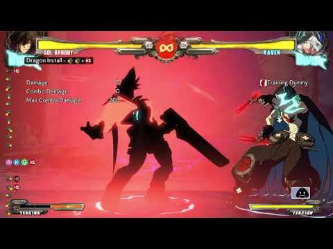 Guilty Gear XRD Rev 2 Sol Dragon Install Combo