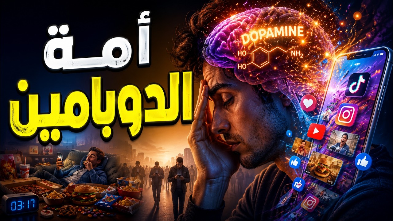 أمة الدوبامين: الوباء الصامت الذي يلتهم عقولنا