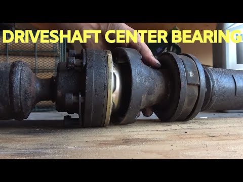Driveshaft center support bearing replacement Nissan Skyline GTR install