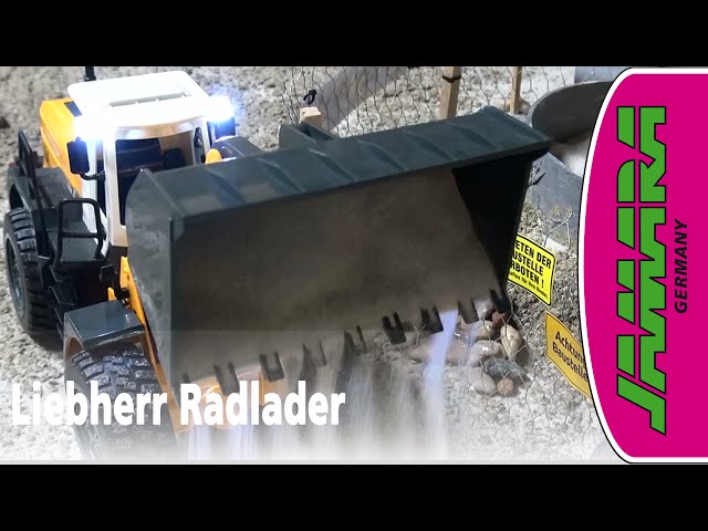 Jamara ferngesteuerter Liebherr Radlader Baufahrzeug 2,4 GHz