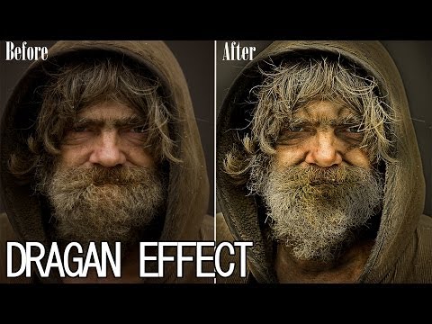 Photoshop CS6 Dragan Effect Tutorial