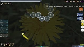 osu! - Frederic - OWARASE NIGHT [OLDARASE NIGHT] +HD FC, 99.27%, AR5 gimmick map #2