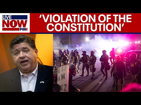 Video | Feds seek deployment of 100 troops to Illinois to protect ICE agents, Pritzker says