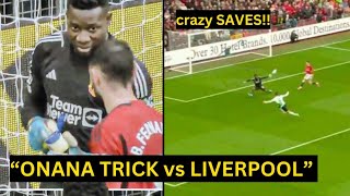 United fans PRAISED André ONANA for performance & Use Vaseline Trick 😁Vs Liverpool | Man United news
