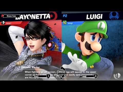 Smash @ Miz's WiFi 30 - Xcurr (Bayonetta) vs. luugi (Luigi) Winners Finals