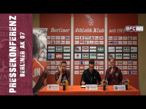 30.Spieltag - Regionalliga Nordost - Berliner AK 07 - BFC Dynamo 4:1 - 09.05.2018 - PK