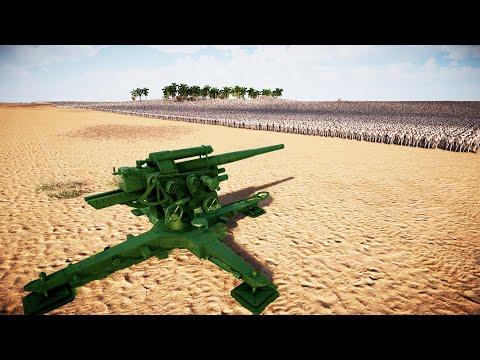 2.5 Million Zombies Vs 1,000 long Range artillery | Ultimate Epic Battle Simulator 2 UEBS
