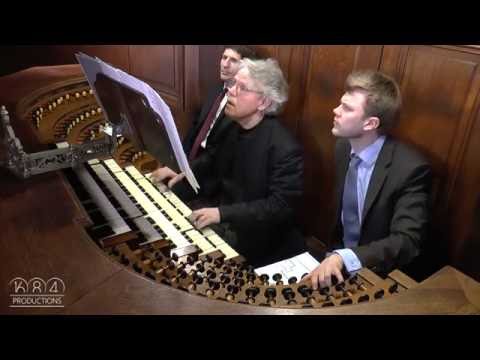 Saint-Sulpice organ, Daniel Roth plays Mendelssohn Prelude & Fugue in E minor (April 2016)