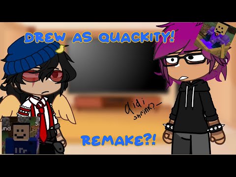 The Music Freaks React to Drew as Quackity! // TMF X DSMP // REMAKE!! // og // #quackity #gacha