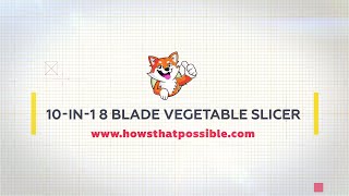 8-Blade Veggie Chopper with Container