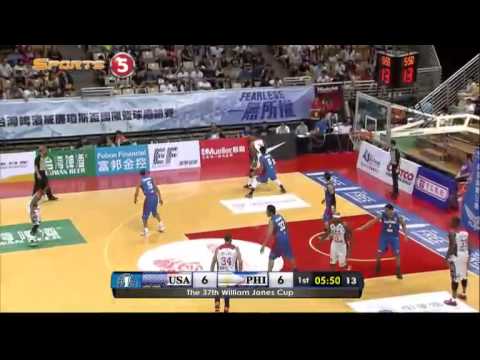 Philippines vs. USA-Select - Q1 | JONES CUP 2015