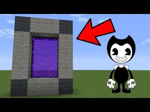 How To Make a Portal to the Bendy Dimension in MCPE (Minecraft PE)