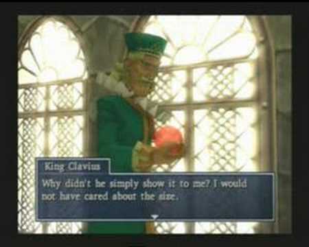 DQ8 Cutscene - The party gives Clavius the real Argon heart