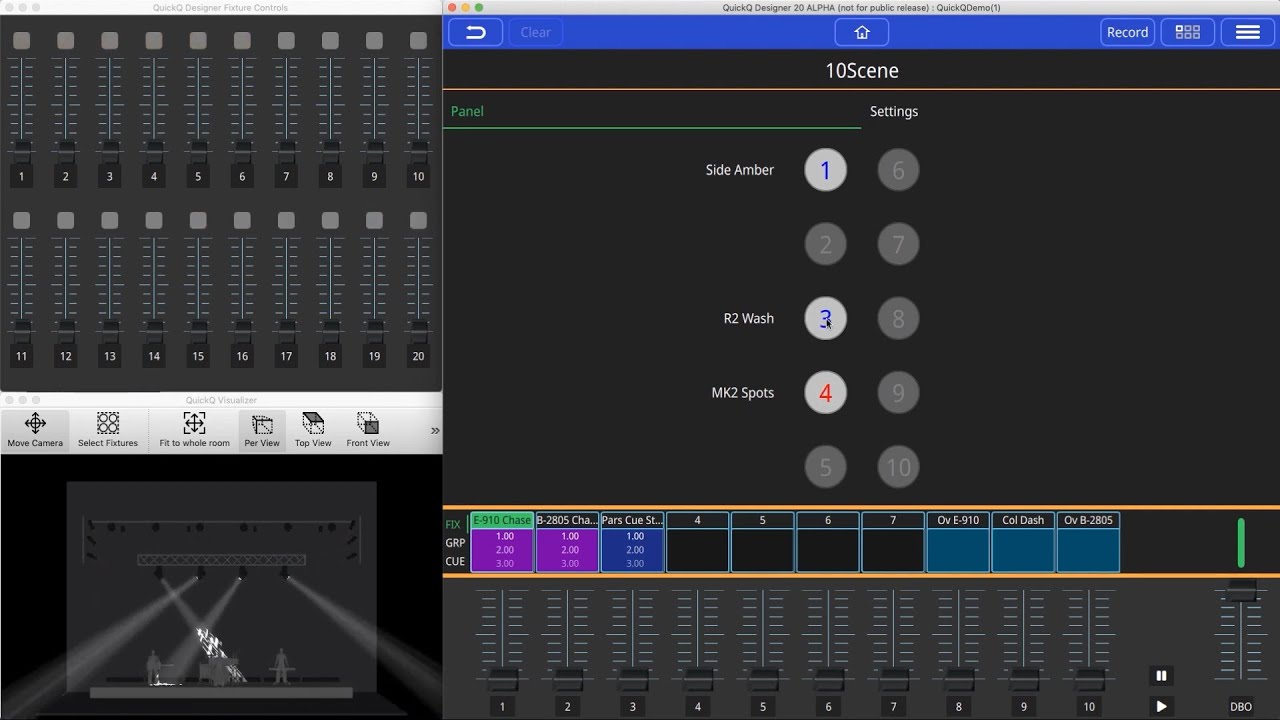 QuickQ: 10Scene Software Setup