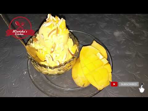 Mango Ice Cream | By Warisha khan