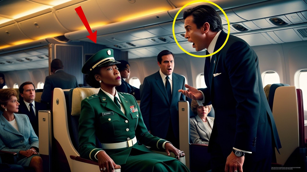 Man Refuses First-Class Seat to a BLACK SOLDIER. What She Does Next Will Leave You STUNNED!