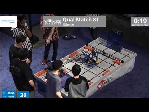 VEX Worlds 2016 - VEXIQ Middle School - Science - Qual 81 (10256 457B) 78