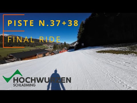 (AT) Hochwurzen | Piste n.37 + n.38 | Last ride of the day