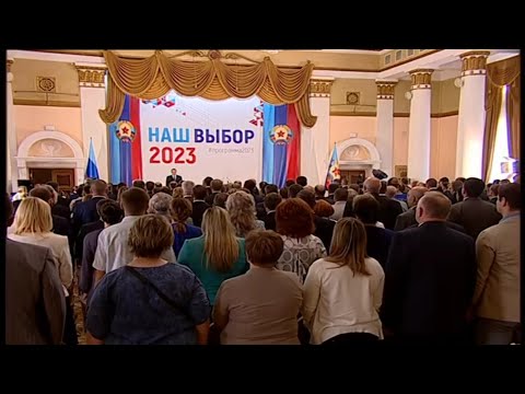 Anthem of Lugansk 2018 - President Leonid Pasechnik of Lugansk Speak 12 May 2018
