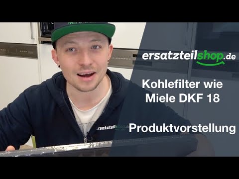 ersatzteilshop basics Kohlefilter wie Miele DKF 18, DKF 20, DKF 21 ect. - Videovorstellung