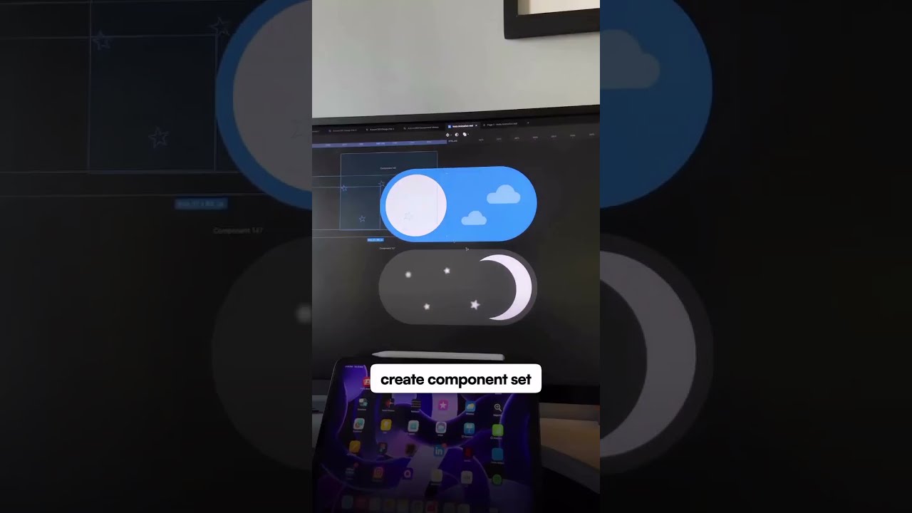 🚨Toggle switch animation in Figma #cwe #creativewebelements #uidesign #ui #uxdesign