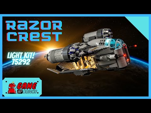Razor Crest Light Kit From Game of Bricks
